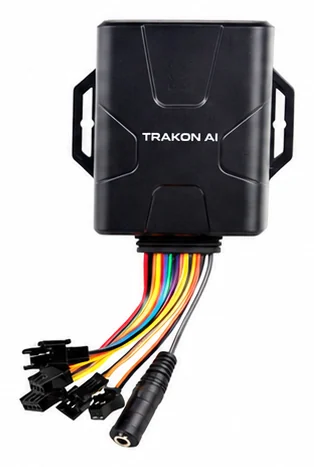Trakon AI GT800 wired GPS tracker with wiring harness